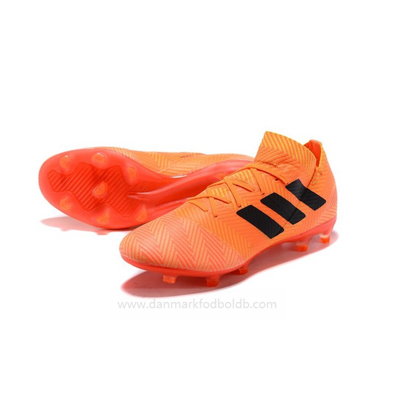 Adidas Nemeziz 18.1 FG Fodboldstøvler Herre – Orange Sort